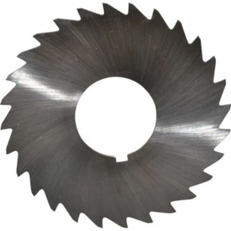 Made in USA 2-1/2 x 3/64, 7/8 Arbor, 28-Tooth High Speed Steel Slitting & Slotting Saw Uncoated, RH Cut, Straight Tee...